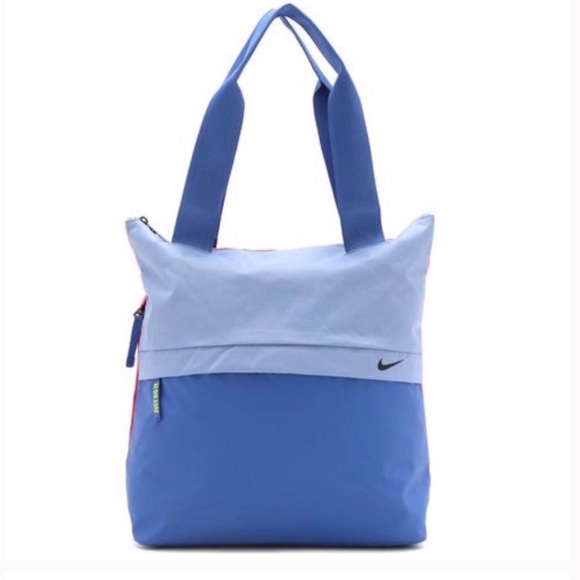 NIKE RADIATE TOTE BAG, BLUE/PINK, LARGE - Picture 2 of 8